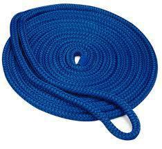 Double braid nylon dockline,5/8" x 25', blue   part# scp40451(f)