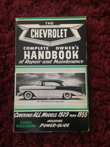 The chevrolet complete owners handbook 1975