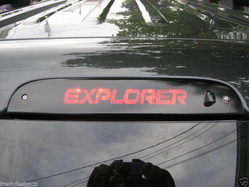 Ford explorer 3rd brake light decal overlay 06 07 08 09 2010