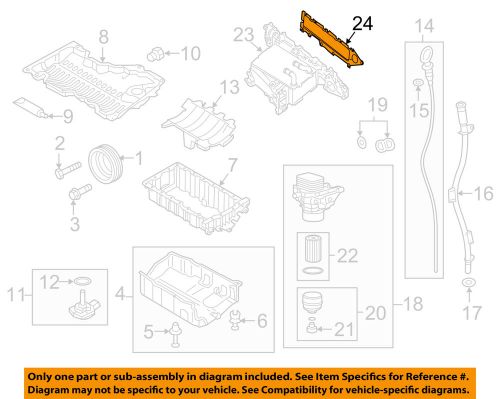 Audi oem 2015 a3 engine parts-intake manifold gasket 04l129717d