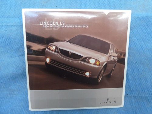 2004 lincoln ls factory interactive owner experience cd-rom new owners sealed