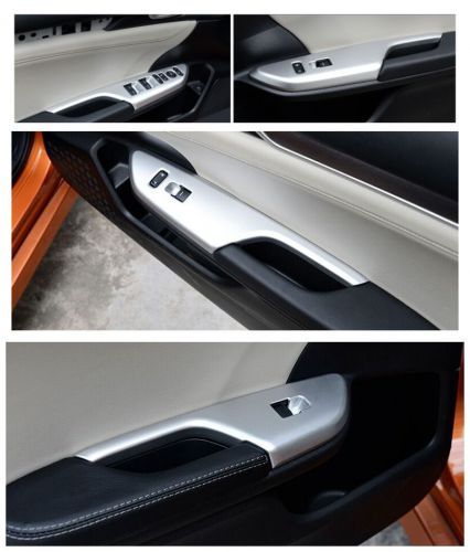 Abs interior door cover armrest trim 4pcs for honda civic 10th gen 2016 2017 new