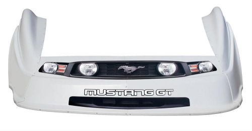 Five star race bodies 905-417w md3 ford mustang dirt combo nose kit white