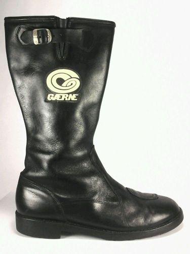 Gaerne motorcycle genuine leather black boots sz us 11 eu 44 made in italy rare!