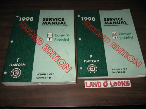 1998 chevrolet camaro pontiac firebird shop/service manual second edition #1 #2