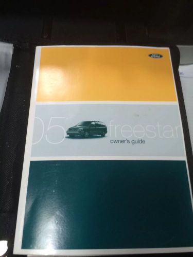 2005 freestar van handbook and maintainance guide plus 3addtional guides.
