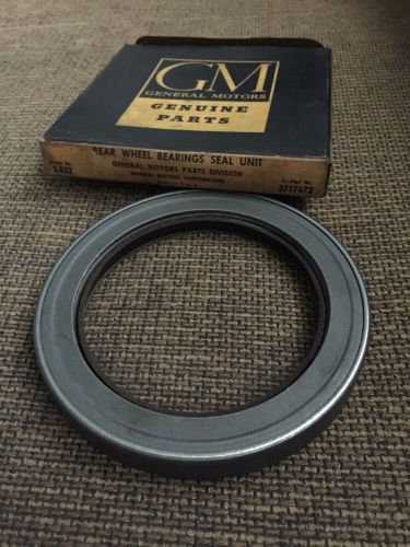 54-65 chevrolet med-duty truck rear bearing wheel seal nos 3717672