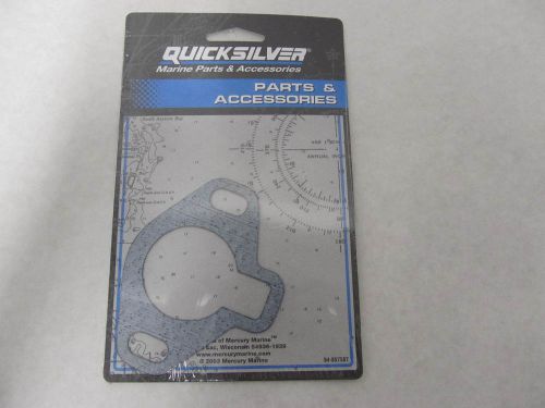 27-48818q01 quicksilver upper thermostat cover gasket mercruiser gm v-8