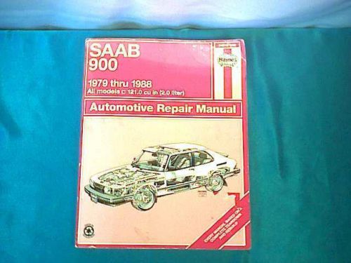 Haynes saab 900 sedan hatchback turbo 1979 1980 1981 1982 1983 1984 1985-1988