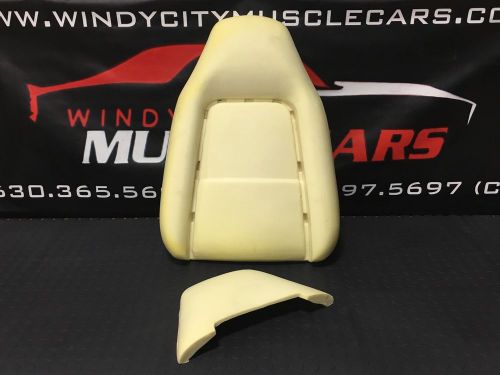 1970-71 dodge challenger front bucket seat foam bun cushion back upper 2 pieces