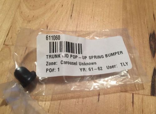 1961-1962 corvette trunk lid pop-up spring bumper 611060 gm 61-62 new