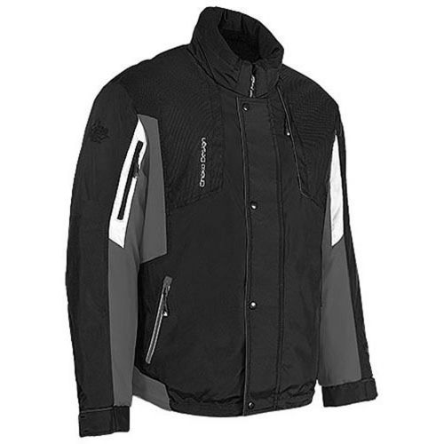 Choko 4-90u96jk - men&#039;s trail breaker snowmobile jacket - black/grey 900