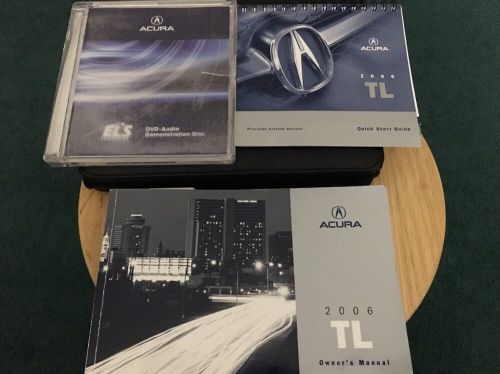 2006 acura tl owners manual with case no reserve