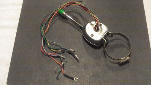 Street rod, rat rod turn signal switch w/lighted handle knob
