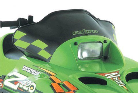 Powermadd 12720 cobra arctic cat zr 120 low black w/green