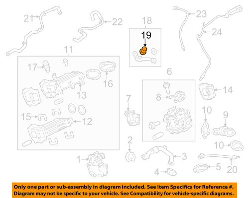 Ford oem 11-13 f-250 super duty-egr valve position sensor bc3z9j460c