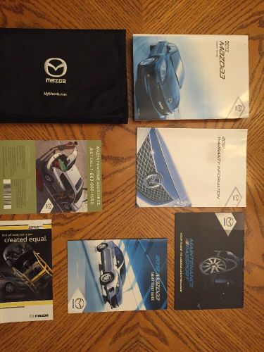 2012 mazda 3 owner&#039;s manual stock #274