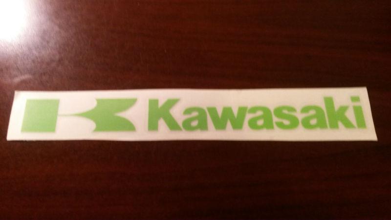 Motorcycle sticker for helmets or toolbox #5 kawasaki green