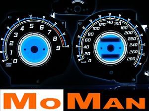 Mitsubishi 3000gt glow gauges plasma dials tacho glow dash shift indicators gto