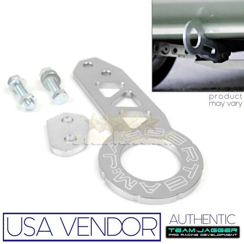 For mits! bolt on jdm gear look! track billet silver rear tow hook set screws