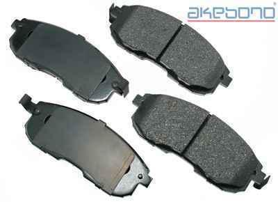 Akebono act815 brake pad or shoe, front-proact ultra premium ceramic pads