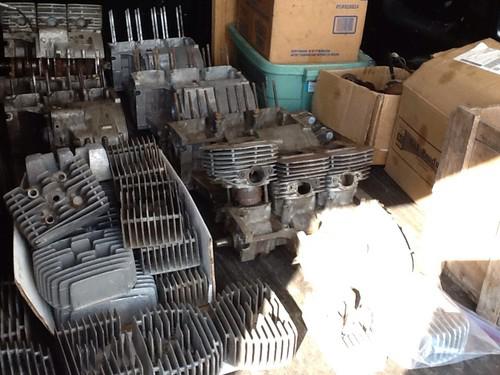 Kawasaki h1 500 s3 400 s2 350 engines motors lot of parts triple crankshaft