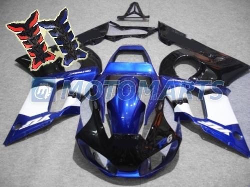 Free tank pad! injection fairing kit for yamaha yzf 600 r6 1998 1999 00 01 02 ab