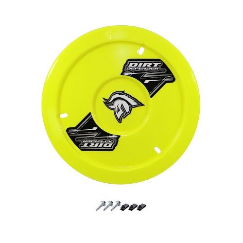 Dirt defender 10080-2 neon yellow gen ii wheel cover for modifieds late models