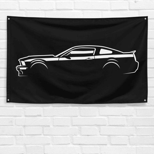 For ford mustang shelby gt500 2007 enthusiast 3x5ft flag dad gift banner