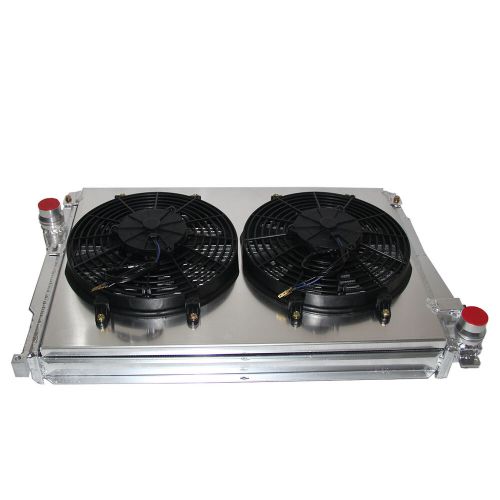 3 row radiator+fan shroud for 2001-2006 bmw m3 base coupe 3.2l l6 3246cc mt 2627