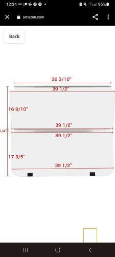 Fitment: folding windshield is replacement for club car ds 1982 ‑ 2000 gas or...