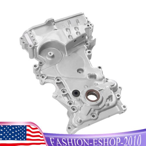 Fit 2014-2019 kia forte soul 2.0l engine timing chain oil pump cover 21350-2e310