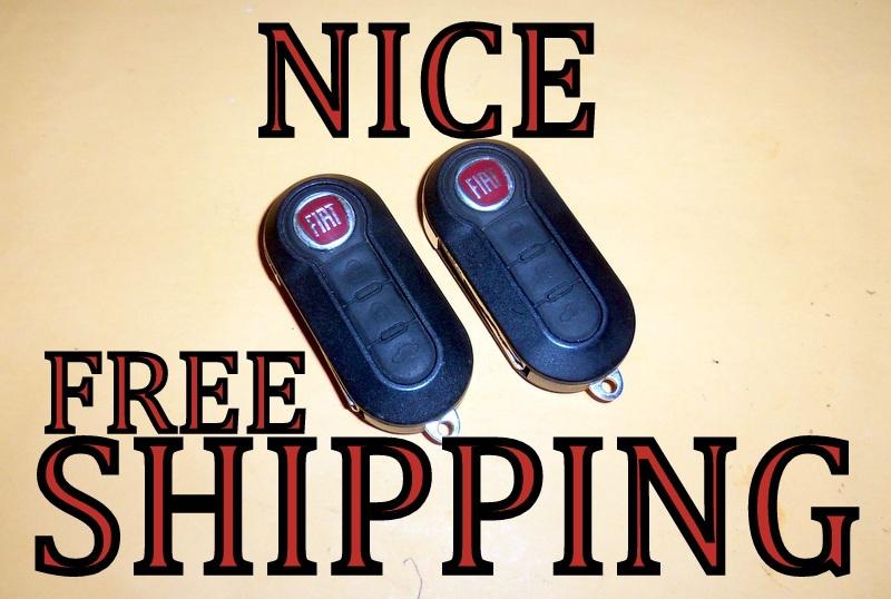 2012 2013 fiat 500 keyless entry remote fob flip keys transponders ltqfi2am433tx