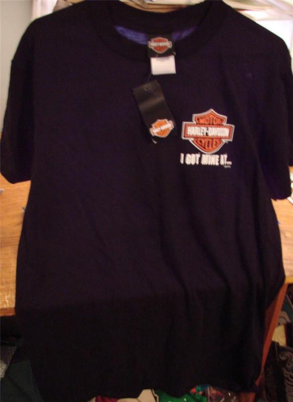 I got mine..at thunder tower harley columbia sc black shirt size medium nwt