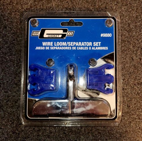 Mr. gasket  blue wire loom separator set  (fits 7 and 8 mm wires)