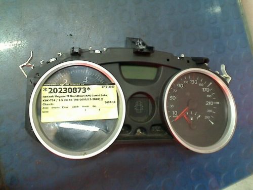 2007 renault megane ii grandtour (km) speedometer speedometer 8200720321-