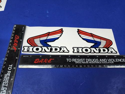 Honda gas tank wings decal sticker graphics labels cr mr xr atc atv 200x 350x