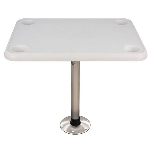 Springfield 16&#034; x 28&#034; rectangle table package - white thread-lock