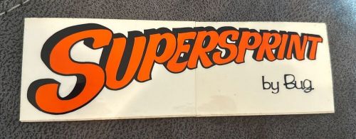 Supersprint super sprint bug kart decals mcculloch wasp stinger