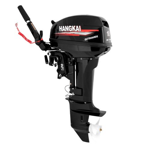 Hangkai 18hp 2-stroke outboard motor boat engine water cooling &amp; cdi short shaft