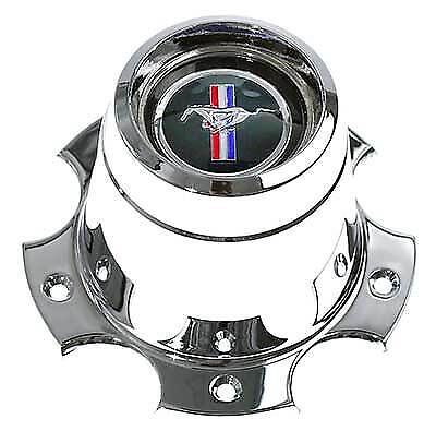 1973 ford mustang; wheel center cap; for slotted aluminum wheel; black