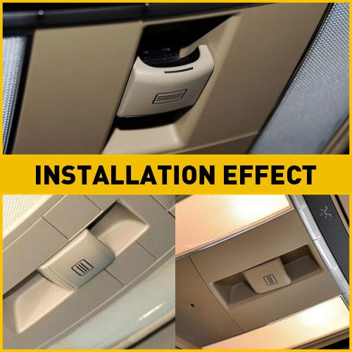 Beige sunroof window button switch cover for mercedes w204 w218 w212 c e class