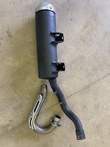 Yamaha yfz450r yfz450x 09-24 full exhaust header head pipe muffler silencer oem