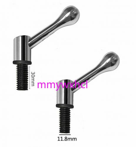 2x bridgeport part head milling machine table lock mill bolt handle m12 thread