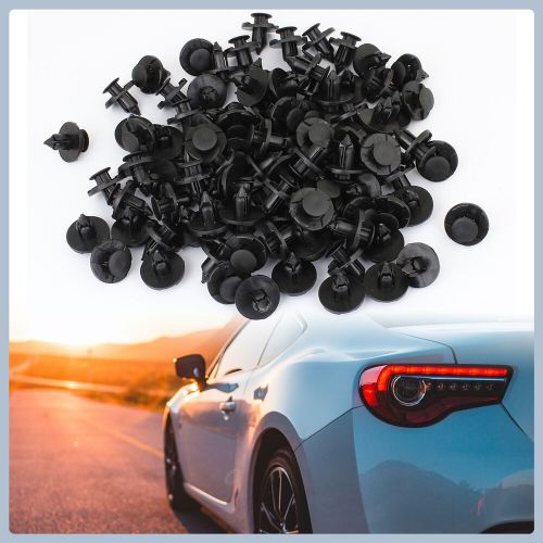 100pcs 8mm hole studs body bumper push clips mountings for nissan-