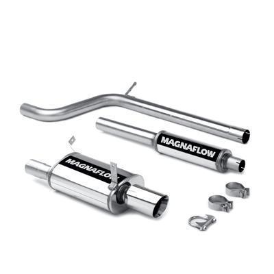 Exhaust system cat-back stainless polished stainless tip mitsubishi eclipse 2.4l