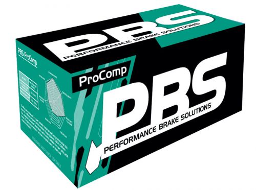 Pbs procomp s1 front brake pads for toyota yaris gr gazoo racing 6614pcs1