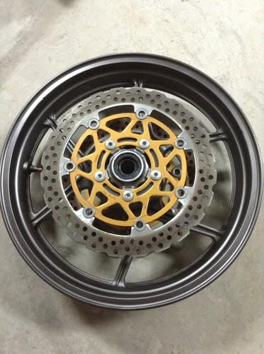 05 06 zx-6r zx 6 zx 636 front wheel with rotors