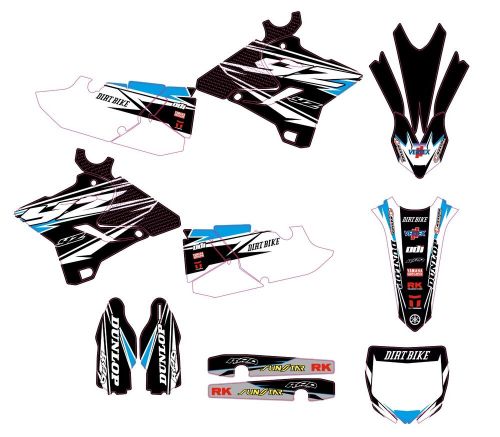 Fits yamaha yz 125 250 mx motocross 2015 2016 2017 2018 2019 2020 graphic kit