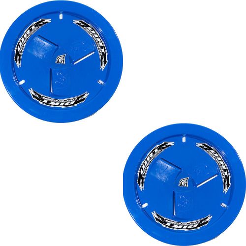 Dirt defender 15 x 8 vented wheel covers mud covers dark blue 2 pack